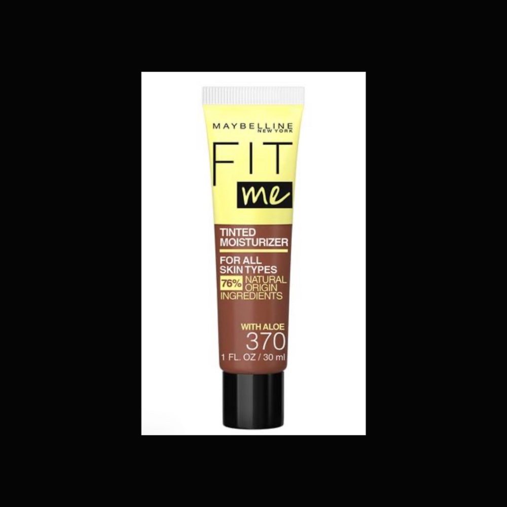 Maybelline Fit Me! Tinted Moisturizer, Natural Coverage, Face Makeup, Shade 370